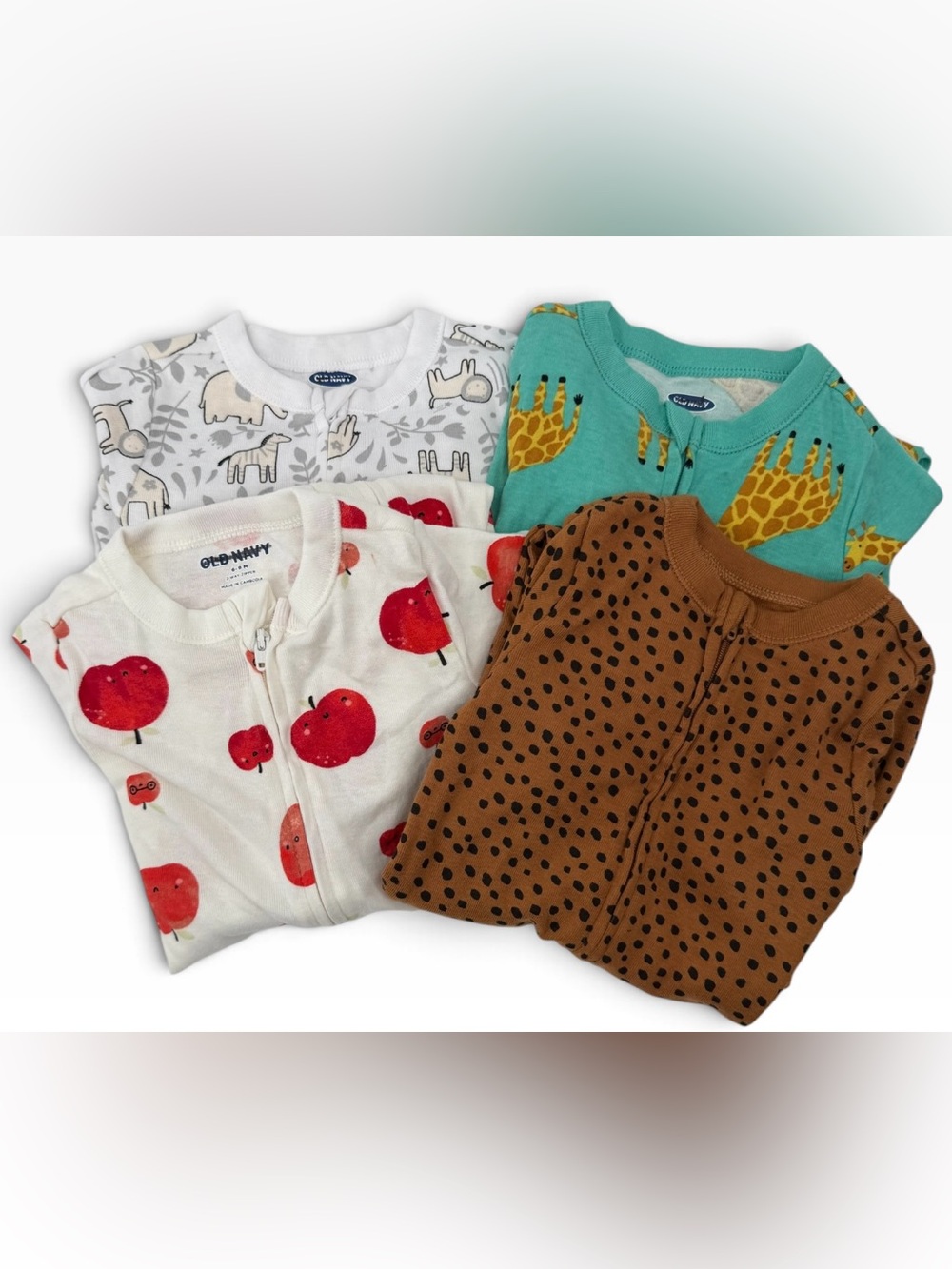 Old Navy Kids' Multi-Print Zip Front Sleepers — 2 way zippers